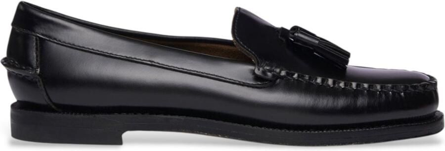 Sebago Tassel Loafer Classic Leather Shoe Wo Black