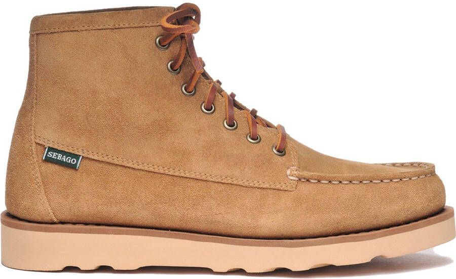 Sebago Beige Suède Enkellaarsjes met Halfhoge Schacht - Foto 2