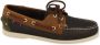 Sebago Veterschoen Heren Portland Leo Oil Blauw - Thumbnail 2