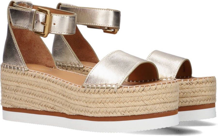 SEE BY CHLOÉ See By Chloé Espadrilles Dames Glyn Maat: 41 Materiaal: Leer Kleur: Goud - Foto 2