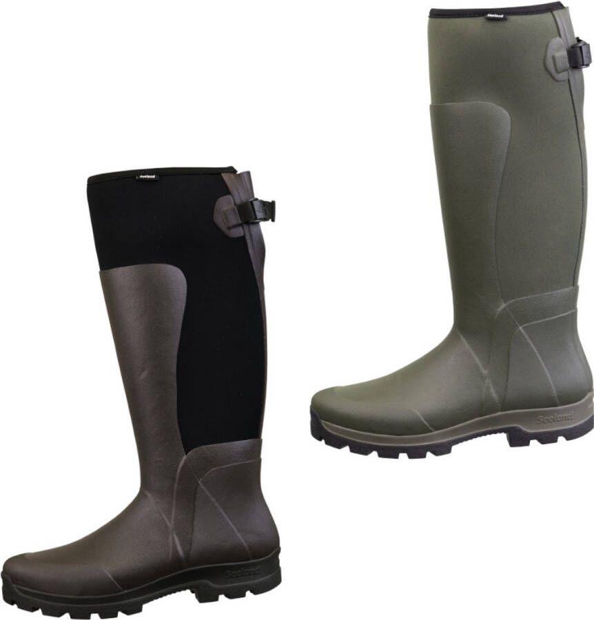 Seeland Hillside Flex boot-Dark Brown-45 Regenlaars Rubber Laars Wellington Laars