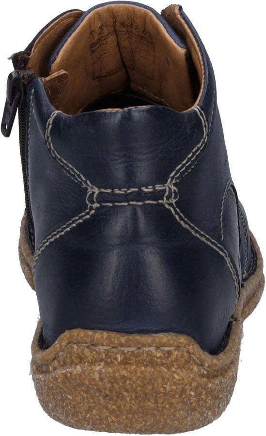 Josef Seibel Hoge veterschoenen NEELE 46 met stijlvolle contrastnaden