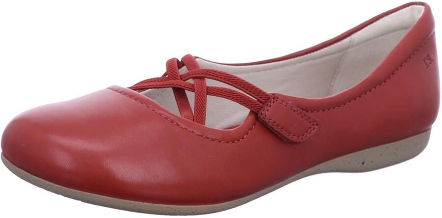Josef Seibel Ballerina's met riempje Fiona 39 Feestelijke schoen slipper comfortschoen met gekruiste elastiek