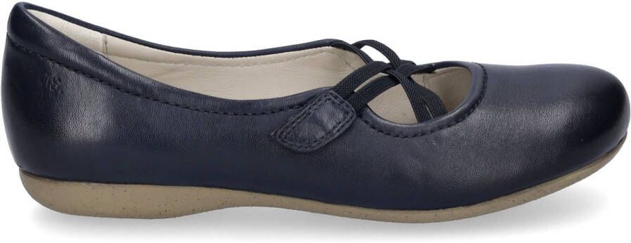 Josef Seibel Ballerina's met riempje Fiona 39 Feestelijke schoen slipper comfortschoen met gekruiste elastiek