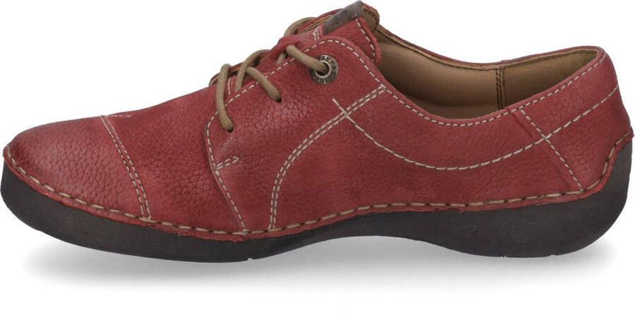 Josef Seibel Instappers Fiona 01 Comfortschoen instapschoen met elastische decoratieve veters