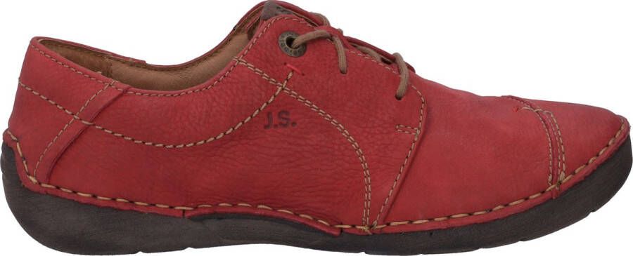 Josef Seibel Instappers Fiona 01 Comfortschoen instapschoen met elastische decoratieve veters