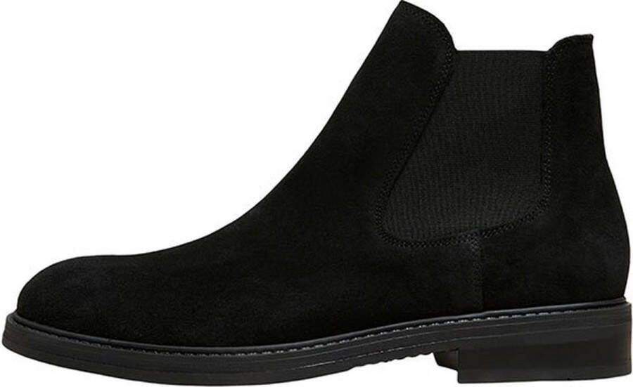 SELECTED Blake Suede Chelsea Laarzen Black Heren