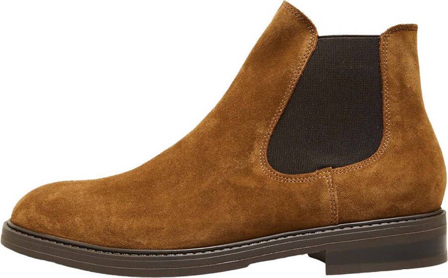 Selected Homme Chelsea boots van suède model 'SLHBLAKE SUEDE CHELSEA'