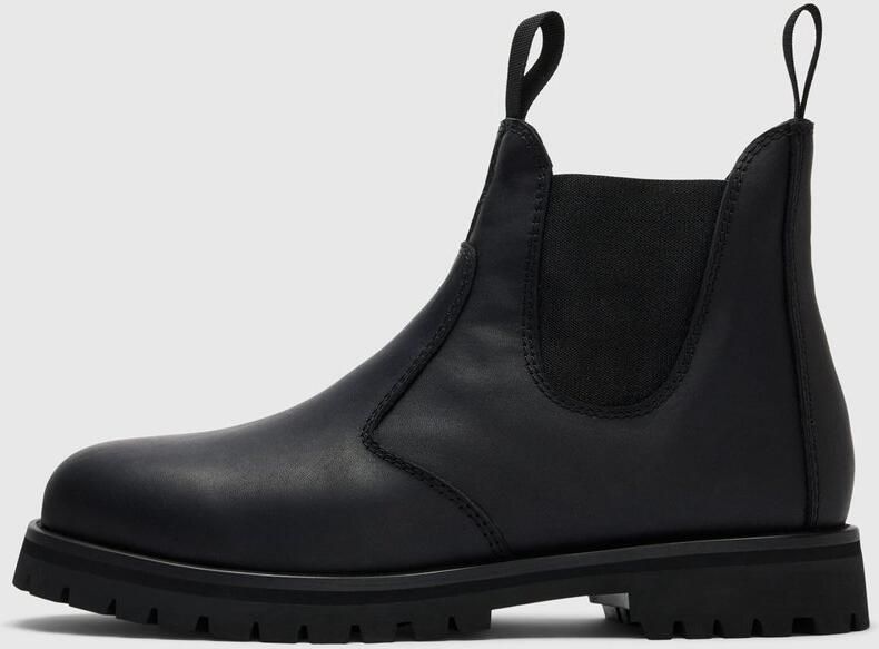 SELECTED chelsea boots Leer met profielzool