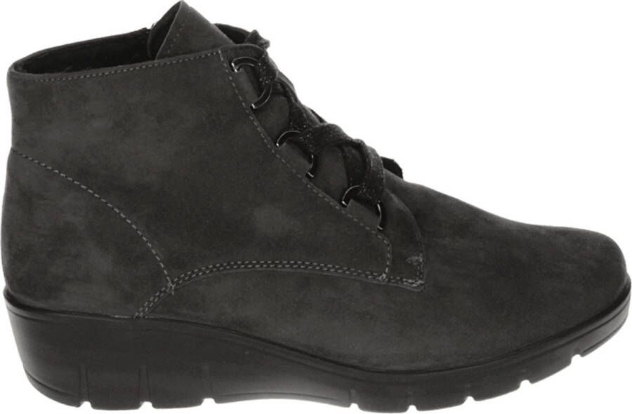 Semler J76353~~~~~~~~~~~~~~~~~~~~~~~~ Hoge sneakersVeterlaarzenDames veterschoenenDames sneakersHalf-hoge schoenen Grijs