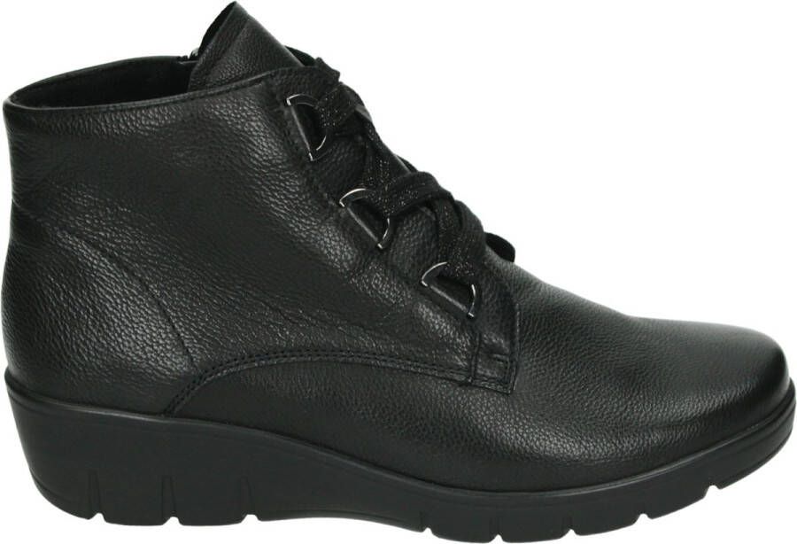 Semler J76353 Volwassenen VeterlaarzenHoge sneakersDames veterschoenenHalf-hoge schoenen Zwart
