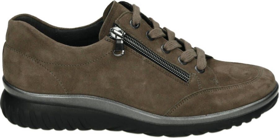 Semler L5135 Volwassenen Dames veterschoenen Taupe