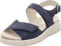 Semler Clara H Weite jeans dames sandalen blauw - Blauw
