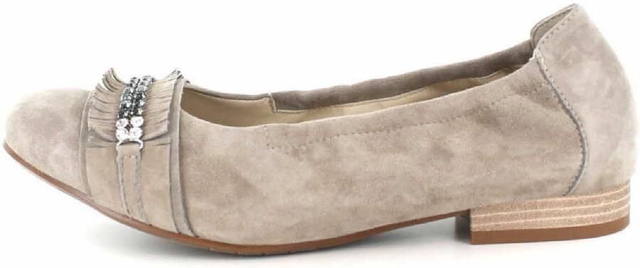 Semler dames ballerina's beige