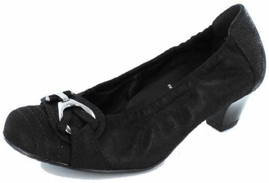 Semler dames ballerina's zwart