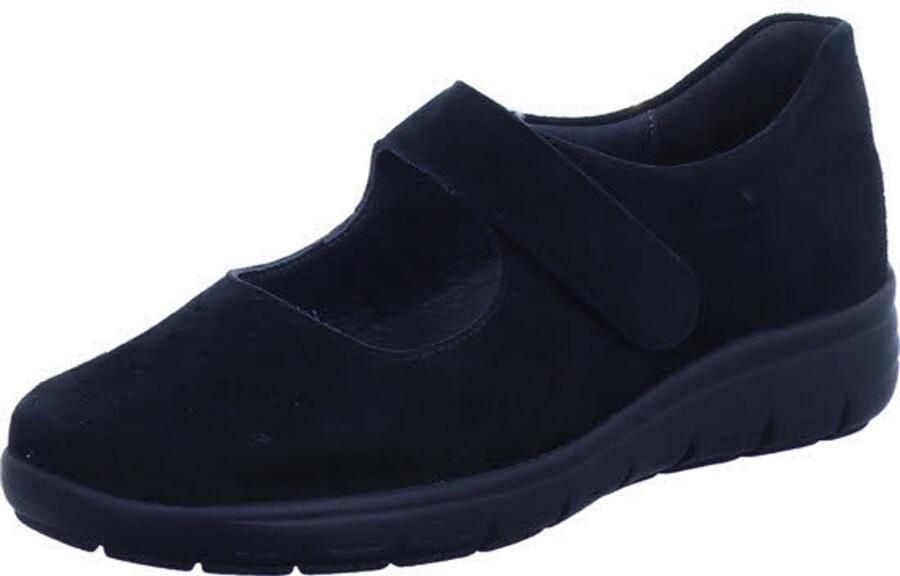 Semler dames ballerina's zwart