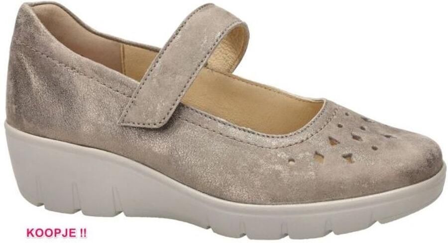 Semler -Dames goud ballerina's & mocassins