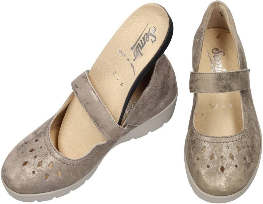Semler -Dames goud ballerina's & mocassins