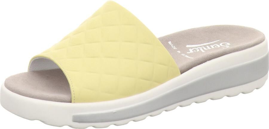 Semler dames slippers geel