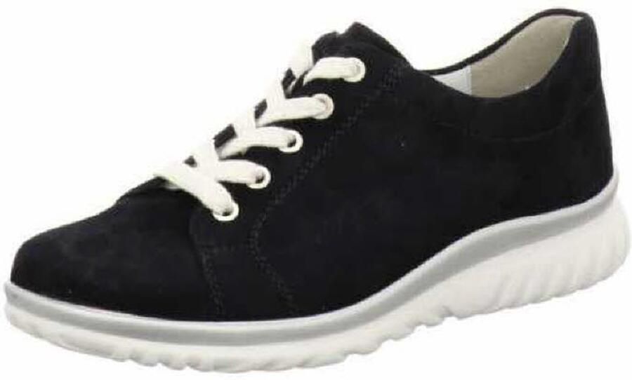 Semler dames veterschoenen blauw