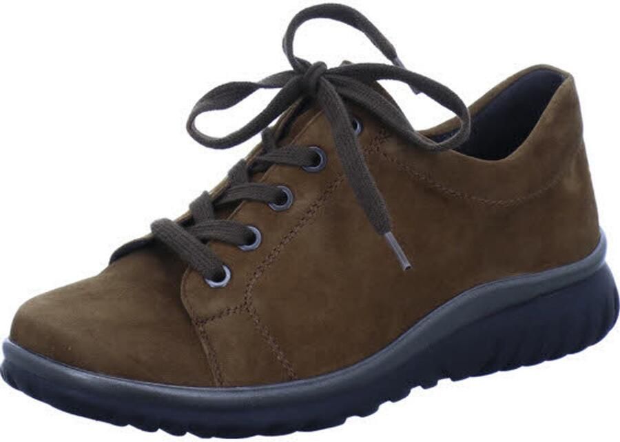Semler dames sneakers bruin