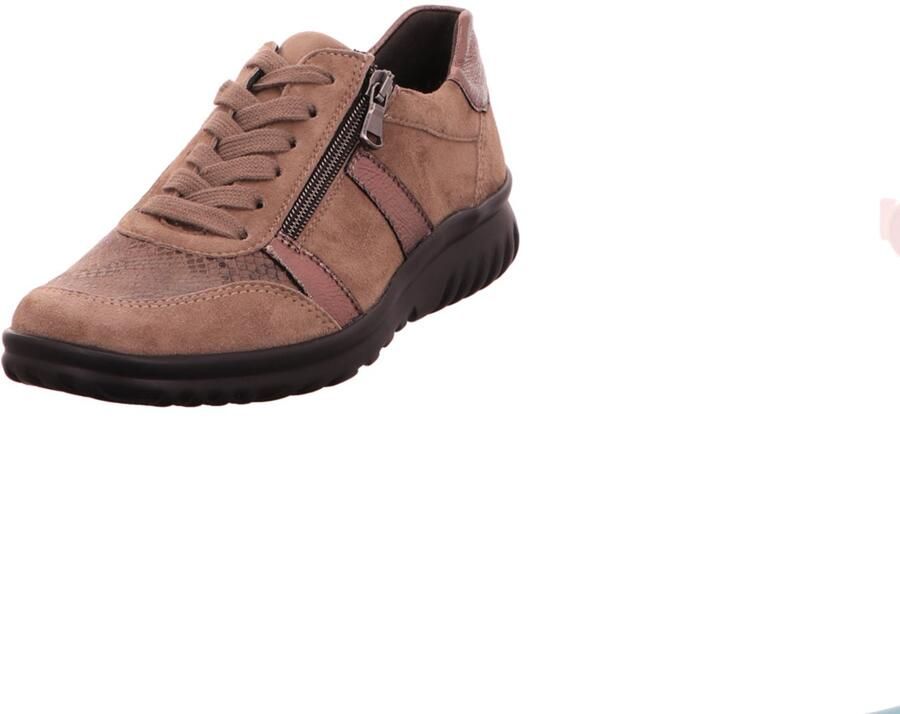 Semler dames veterschoenen beige
