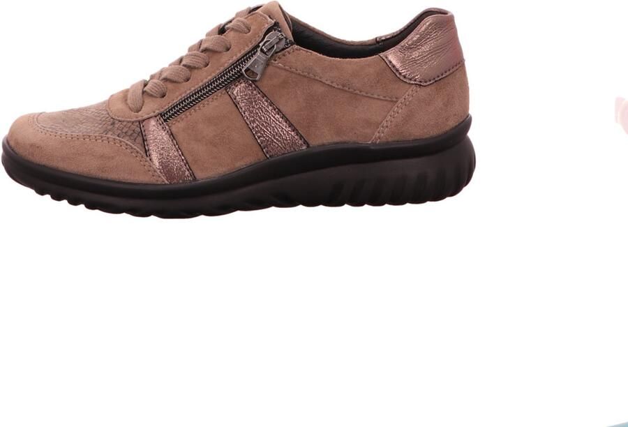 Semler dames veterschoenen beige
