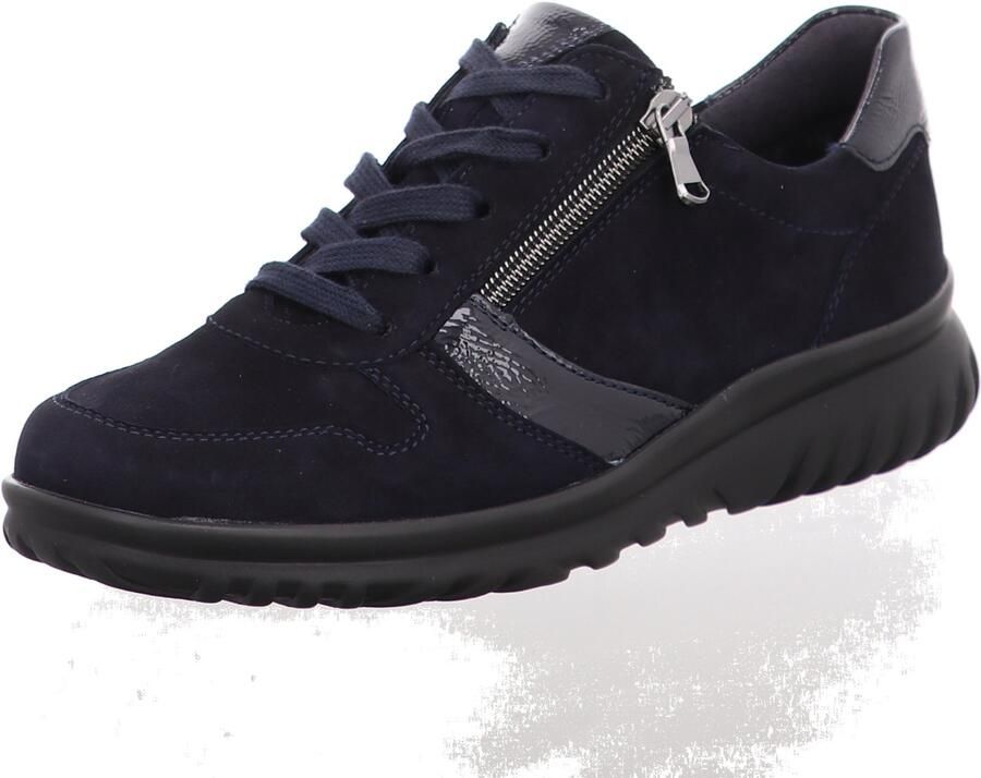 Semler Dames Veterschoenen blauw