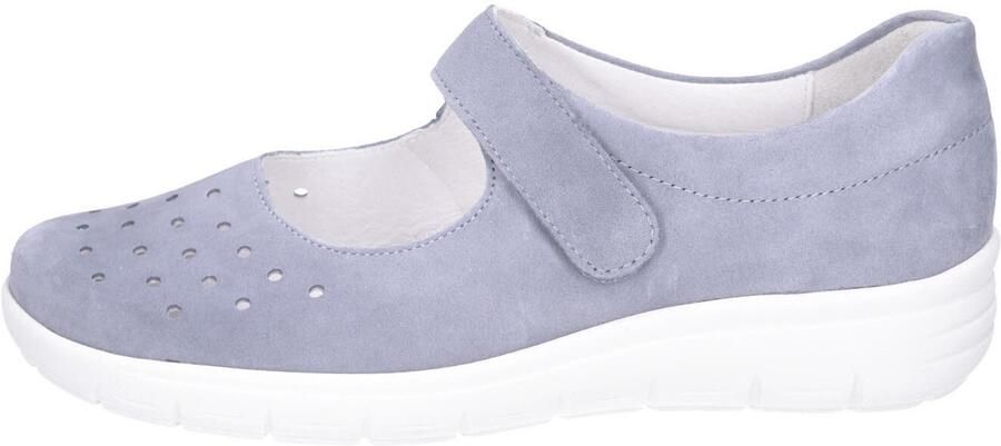 Semler dames veterschoenen blauw