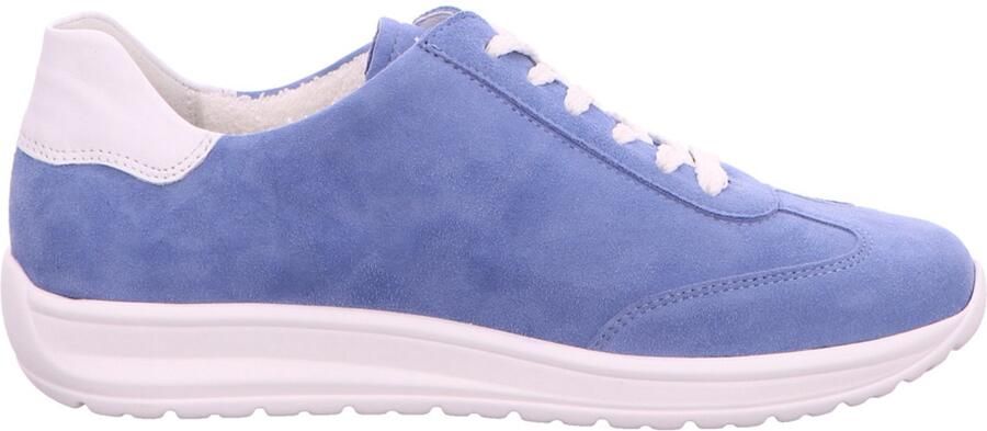 SEMLER Veterschoen 'Komfort Schnürschuh Damen S6015450 076 Echtleder in blau' blauw