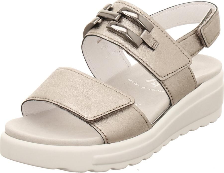 Semler H3085 Hanna H Weite stone dames sandalen grijs