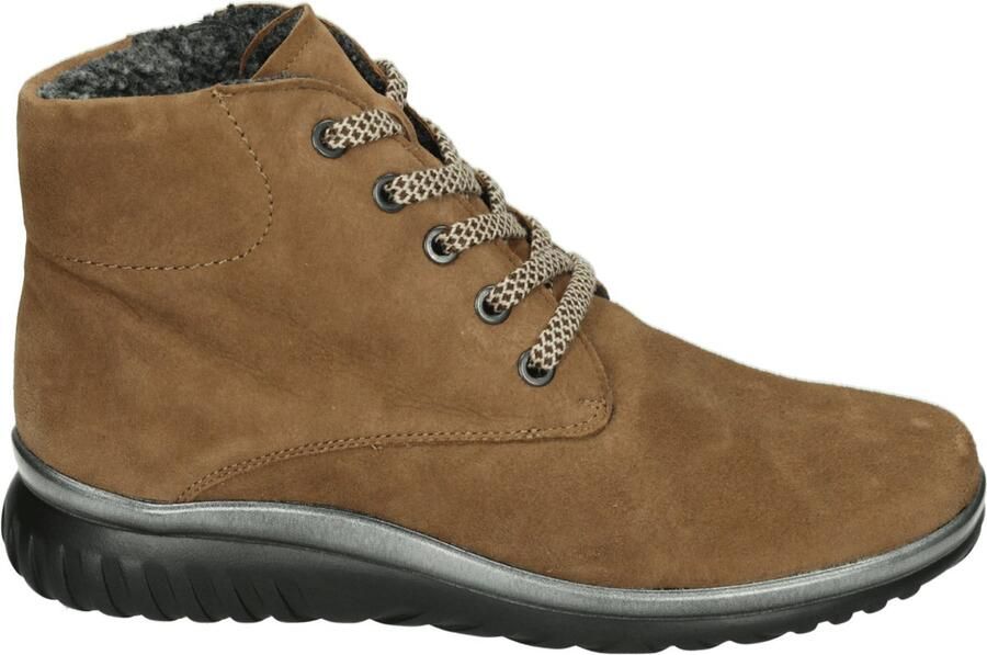 Semler L550550~~~~~~~~~~~~~~~~~~~~~~~ Hoge sneakers Veterlaarzen Dames veterschoenen Dames sneakersHalf-hoge schoenen Cognac