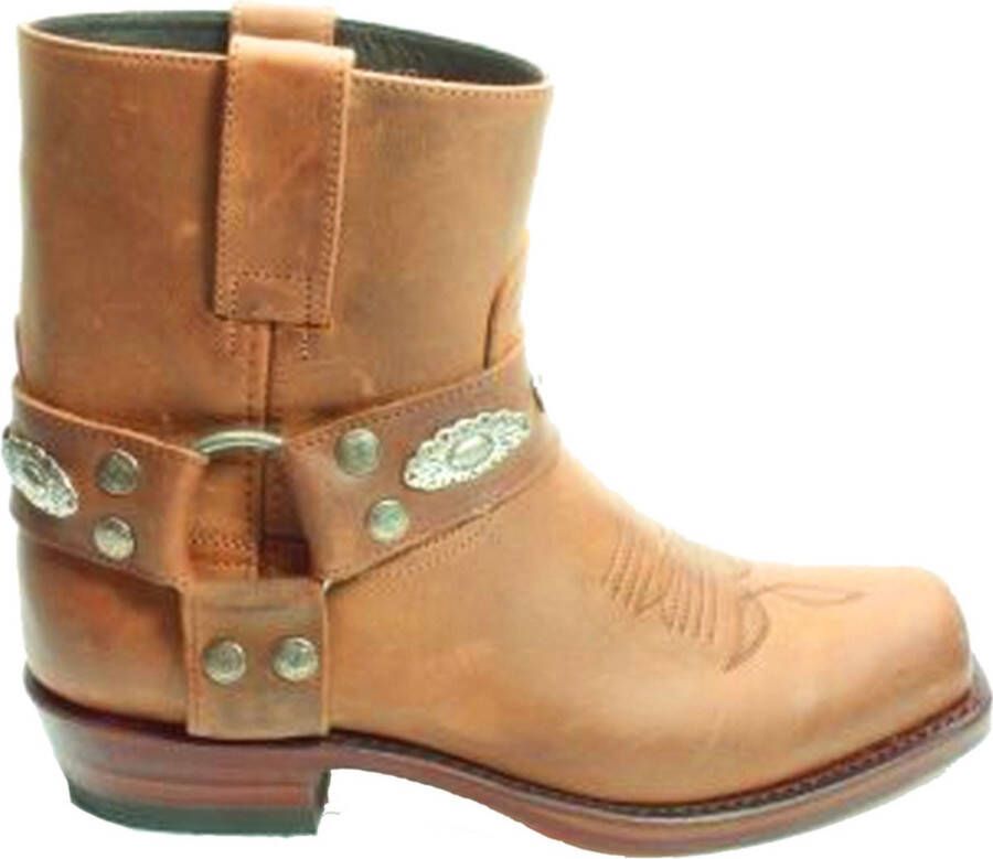 Sendra 10968 Concho- Bruin- enkel laars met rechte schacht- sierspoor-maat - Foto 1