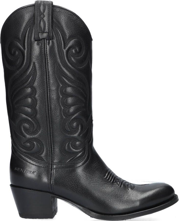 Sendra 11627 Cowboylaarzen Western Laarzen Dames Zwart