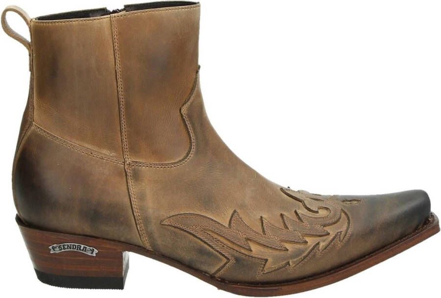 Sendra 11783 Mimo leren cowboylaarzen bruin