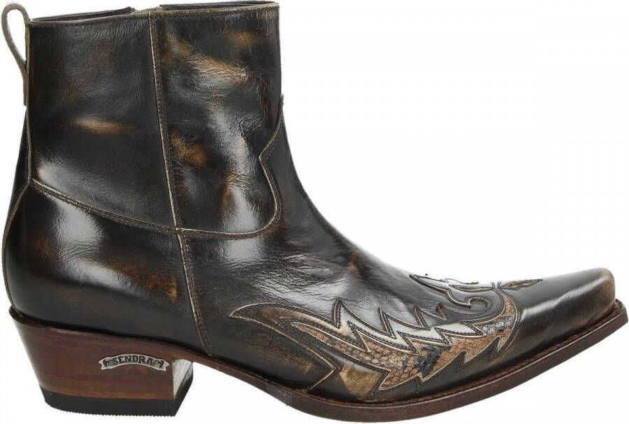 Sendra 12185 Mimo leren cowboylaarzen donkerbruin - Foto 2