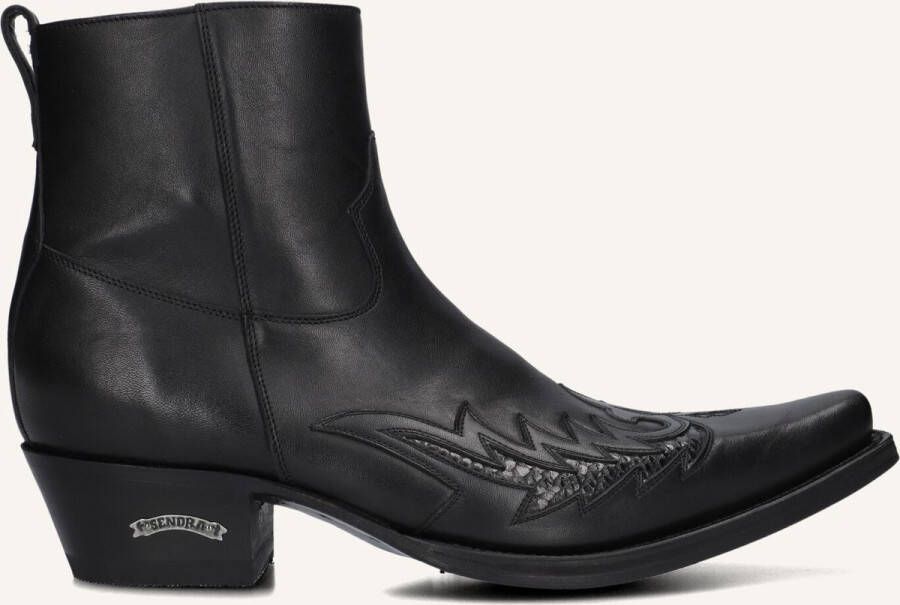 SENDRA Cowboylaarzen Heren 12185p Maat: 48 Materiaal: Leer Kleur: Zwart - Foto 2