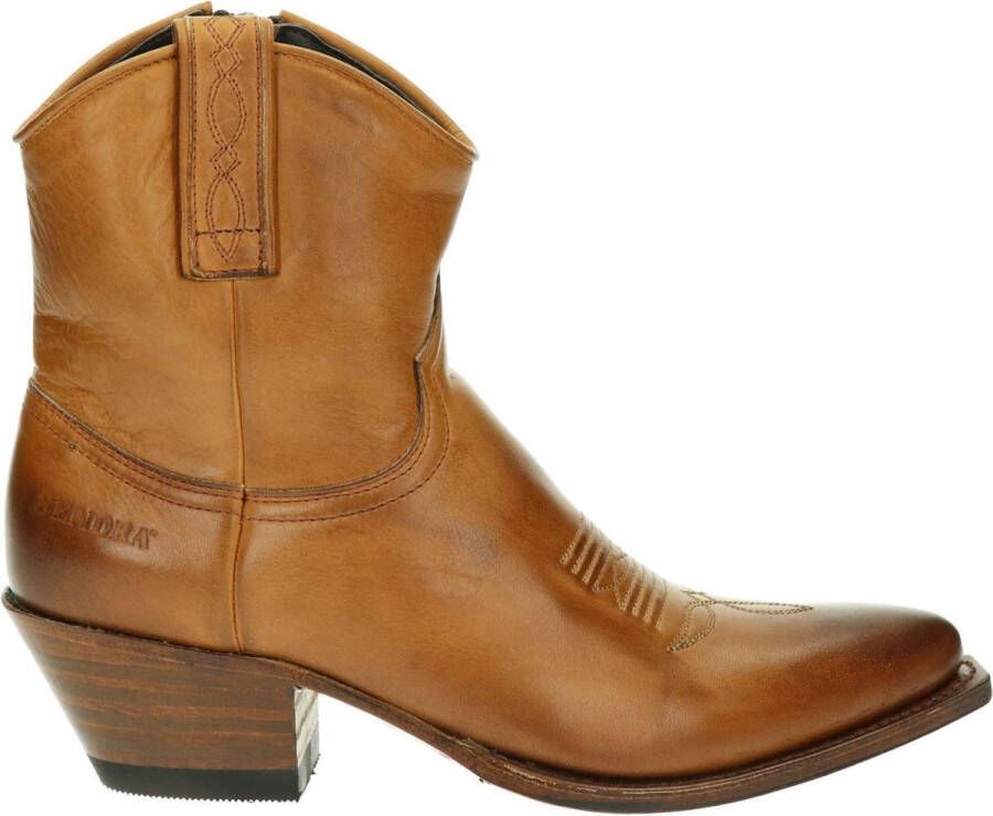Sendra 13504 Lia Flex leren cowboylaarzen cognac