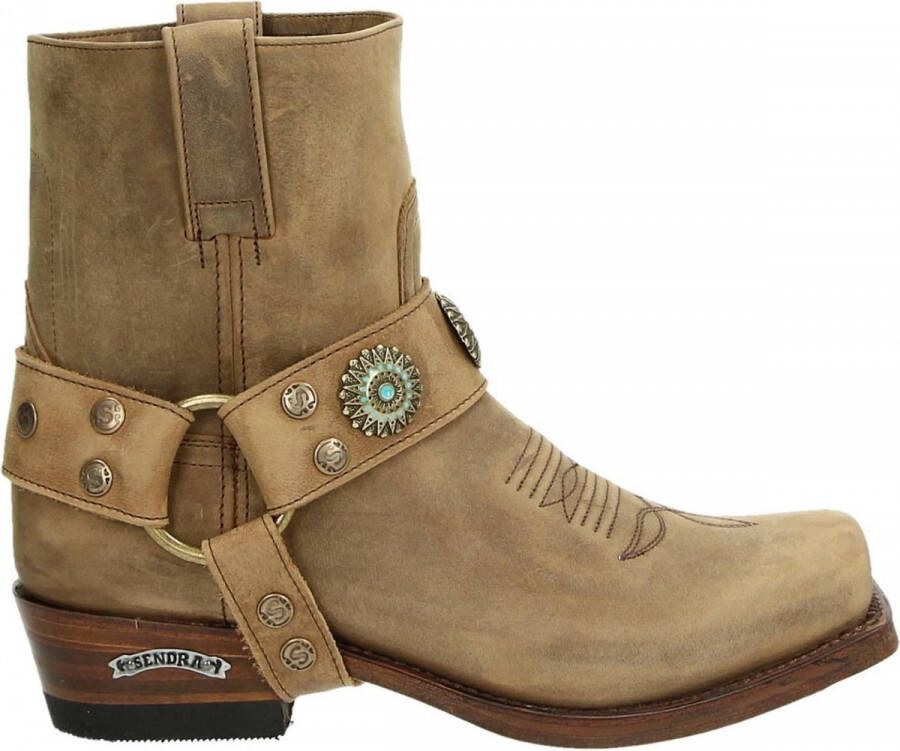 Sendra 13857 Blues Strong nubuck cowboylaarzen camel