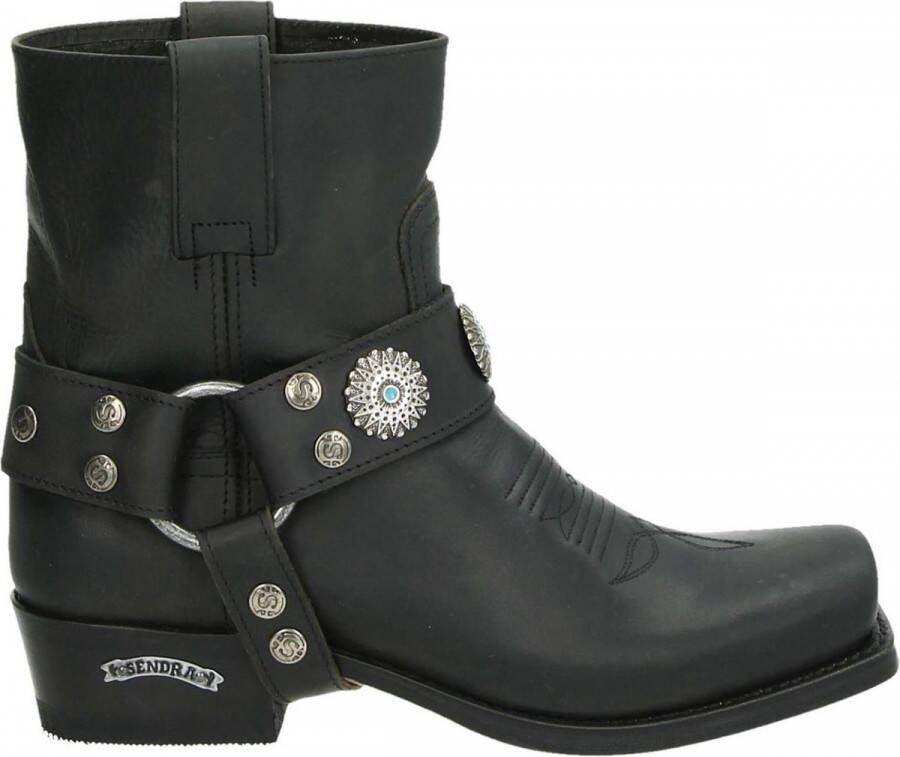 Sendra 13857 Blues Strong nubuck cowboylaarzen zwart