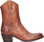 City Western bruin Tinten 17763 Cowboylaarzen Western Laarzen Dames Cognac - Thumbnail 2