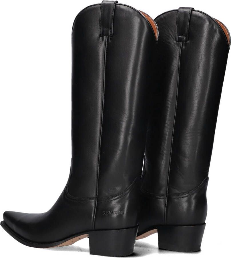 Sendra 18487 Laarzen Leer Dames Zwart
