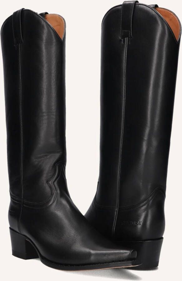 Sendra 18487 Laarzen Leer Dames Zwart