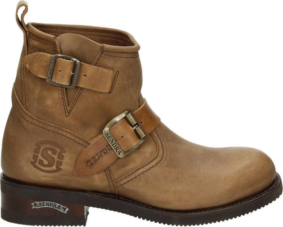 Sendra 2976 Carol nubuck bikerboots cognac