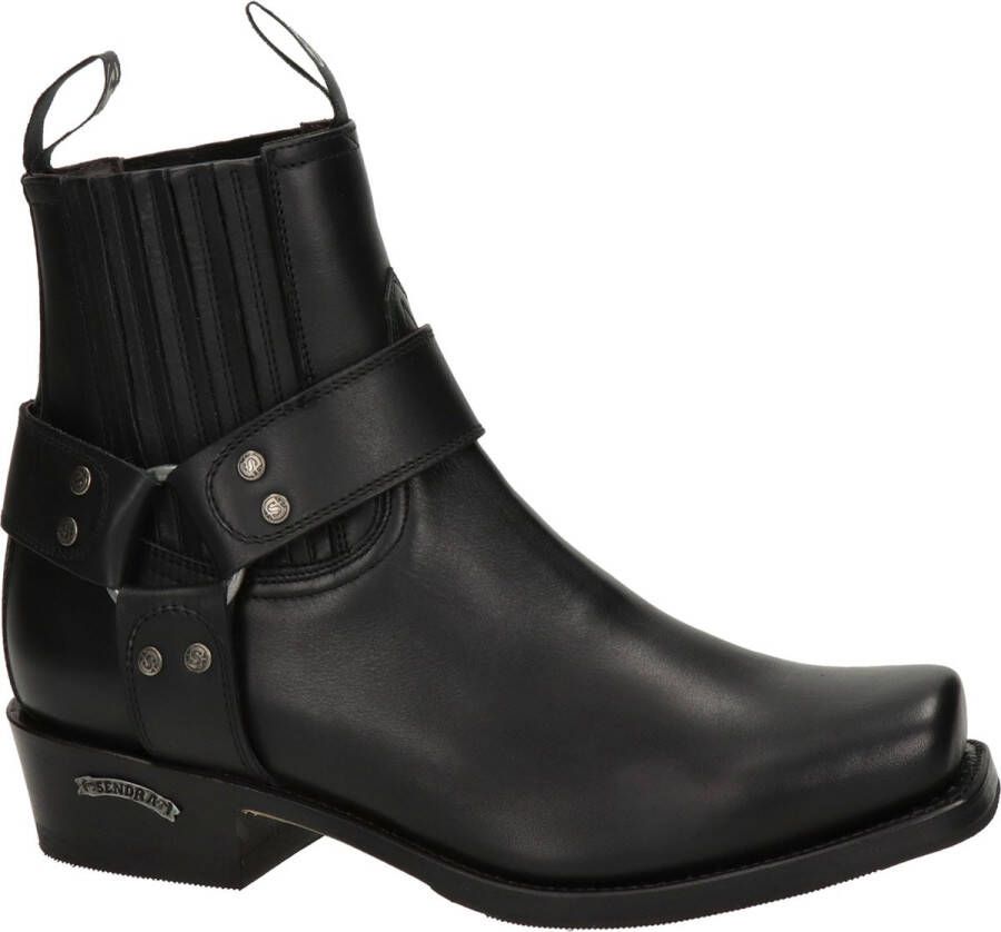 Sendra Blues heren rits- & gesloten boot Zwart