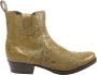 Sendra boots 10863 Kahki Heren Cowboy Enkellaars Jodhpur Ronde Neus Beetje Schuine Hak Rits Sluiting Echt Leer - Thumbnail 1