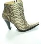 Sendra boots 7981 Naturel Dames Enkelaars Hoge Hak Spitse Neus echt leer - Thumbnail 2