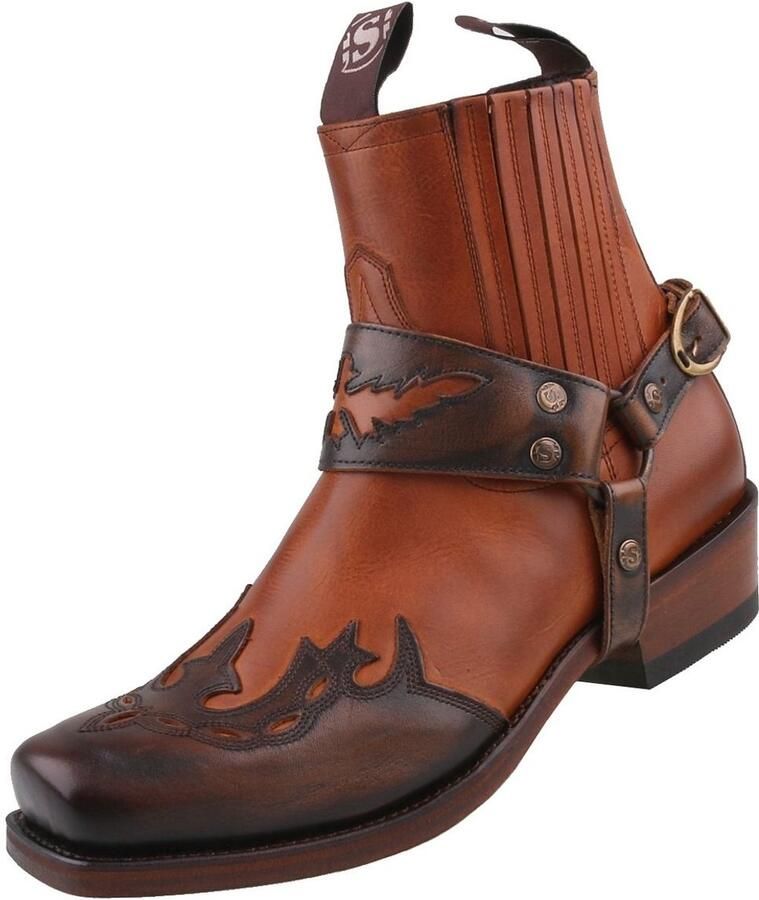 Sendra boots Sendra cowboy enkellaars 7811 bruin