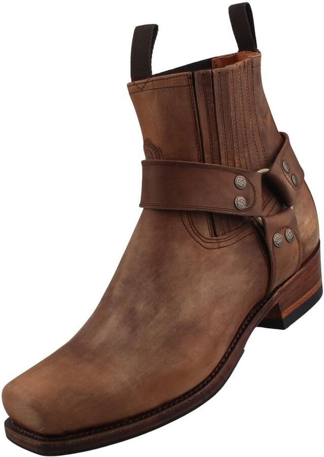 Sendra boots Sendra heren biker enkellaars 8286 bruin