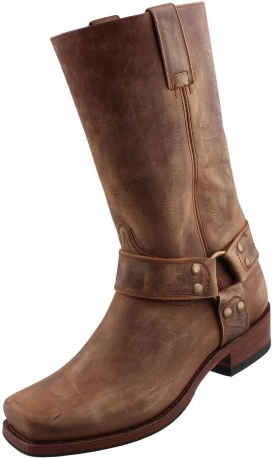 Sendra boots Sendra heren bikerlaars 8833 bruin antiek - Foto 1